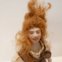 Lady Doll w/crazy hair by Sylvia Lyons