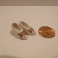 Pair of Shoes flower design on toe