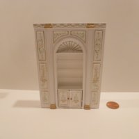 1/2" Scale "Manor Library Collection" SHELF UNIT BWT