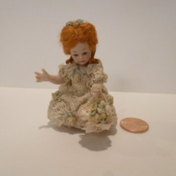 Little girl doll (FLOWER GIRL) BY Jan Clarke Of England