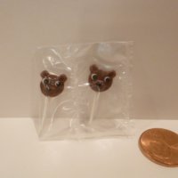 Set of 2 Miniature Bear Suckers
