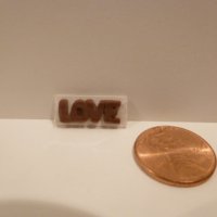 Miniature chocolate love