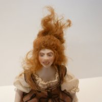 Lady Doll w/crazy hair by Sylvia Lyons