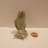 Fish Shaped Vase GREEN